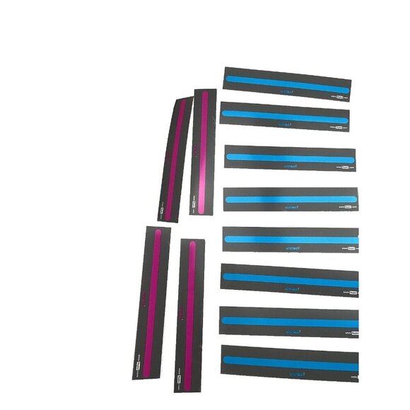 20pcs Reading Guide Strips Highlight 7" L x 1 1/4" W Colored Overlay Homeschool - Picture 5 of 10